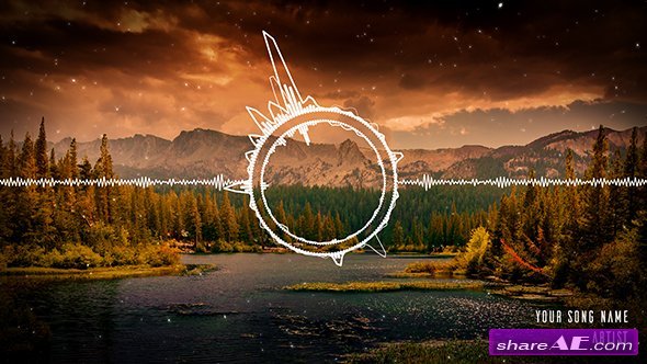 Videohive Clean Audio Spectrum Music Visualizer