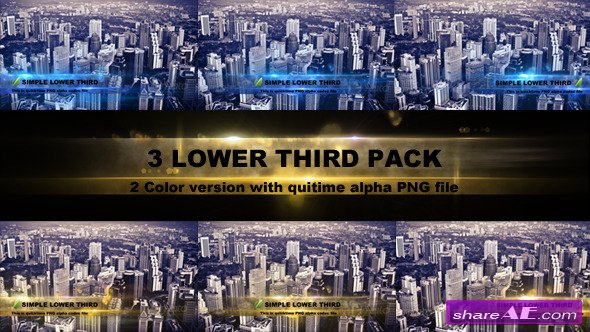 Videohive Lower Third Pack - Motion Graphics