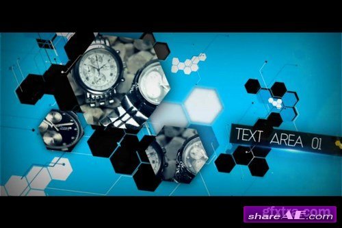 Hexagon Template - After Effects Template (MotionVFX)