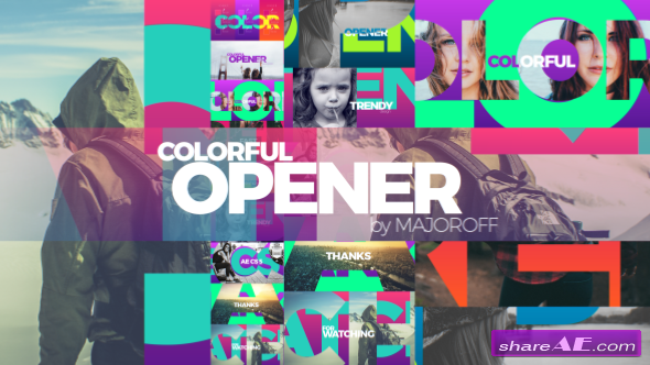 Videohive Colorful Opener 17049894