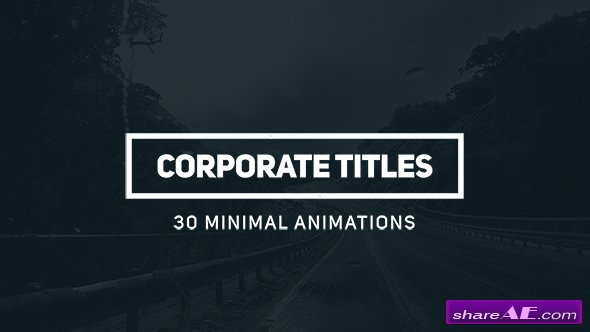 Videohive Corporate Titles