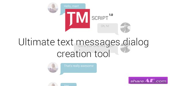 Videohive Text Messages Ultimate Kit | TMScript 1.01