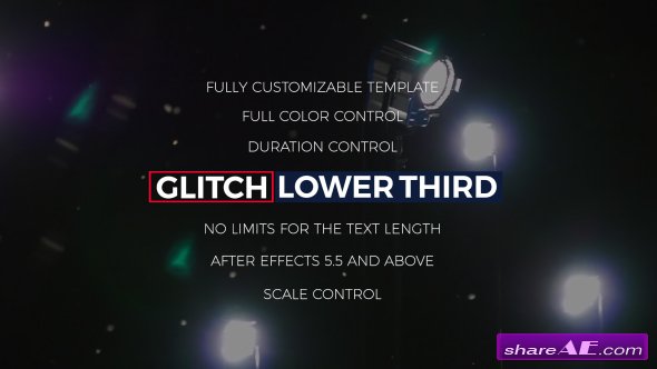 Videohive Glitch Lower Thirds & Titles