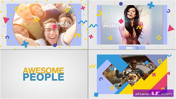 Videohive Awesome People Slideshow