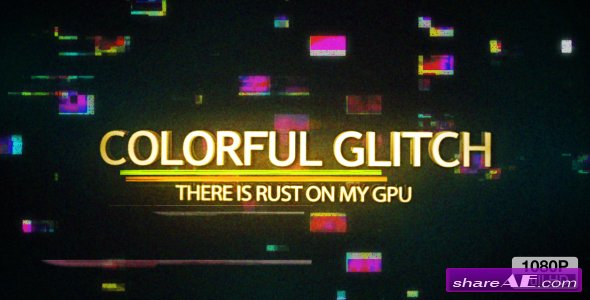 Videohive Colorful Glitch Reveal HD