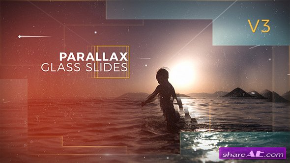 Videohive Parallax Glass Slides