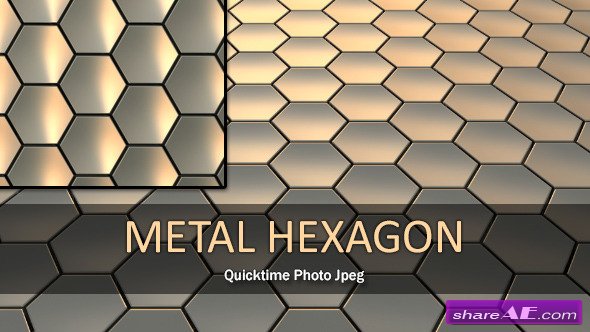 Metal Hexagon Loop - Motion Graphic (Videohive)