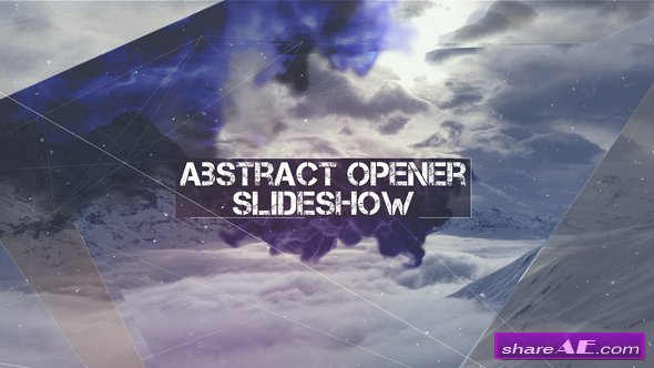 Videohive Abstract Opener - Slideshow