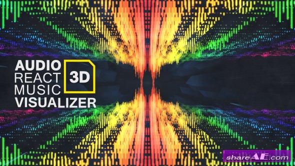 Videohive Audio React Music Visualizer 3D