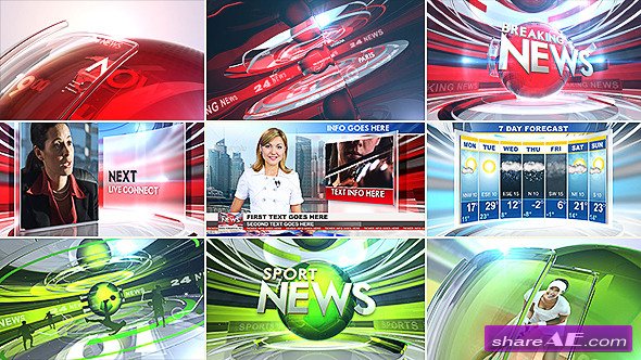 Videohive Broadcast Design News Package