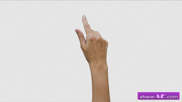 14 Footage Female Hand Gestures Touchscreen - Stock Footage (Videohive)