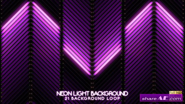 Neon Light VJ Backgrounds - Motion Graphic (Videohive)