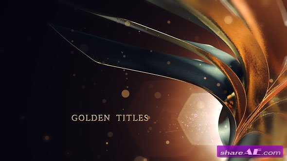 Videohive Golden Titles