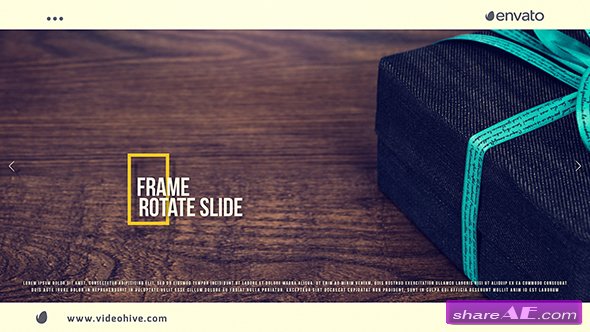 Videohive Frame Rotate Slide