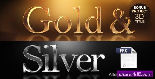 Videohive Gold & Silver Presets