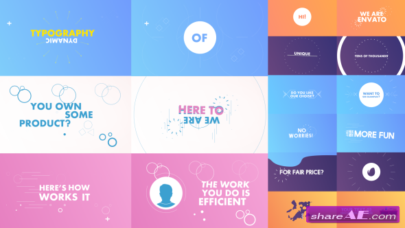 Videohive Dynamic/Kinetic Typography Pack