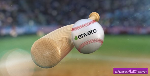 Videohive Baseball Hit Logo