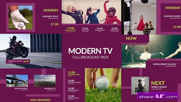 Videohive Modern TV - Full Broadcast Pack