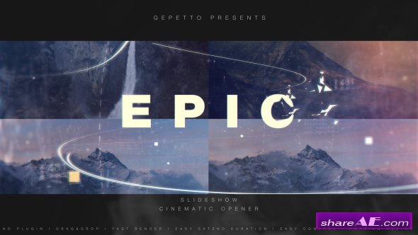 Videohive Epic Slideshow I Cinematic Opener