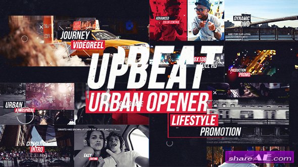 Videohive Upbeat Dynamic Urban Opener