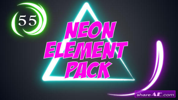 Videohive Neon Element Pack