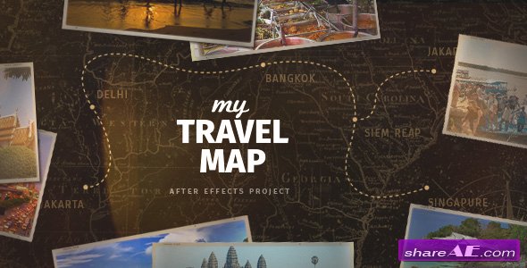 Videohive My Travel Map