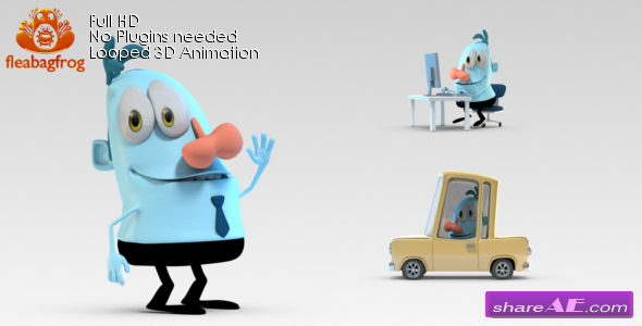 Videohive Character Animation Looped Pack