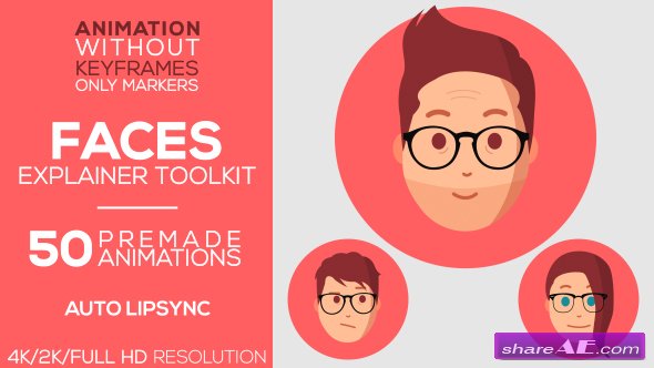 Videohive Faces | Explainer-Toolkit