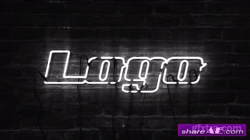 Neon Logo - After Effects Template (Motion Array)
