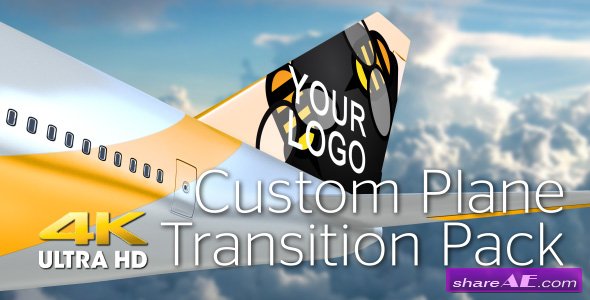Videohive Plane Transition Pack 4K