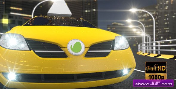 Videohive Taxi Cab Ident