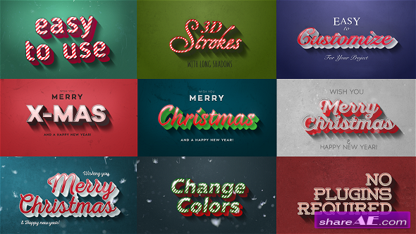 Videohive Christmas Motion Titles