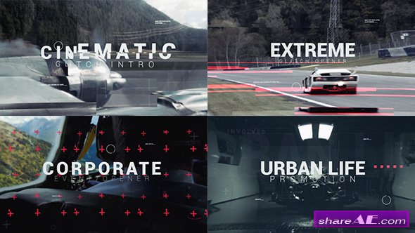 Videohive Cinematic Glitch Epic Trailer