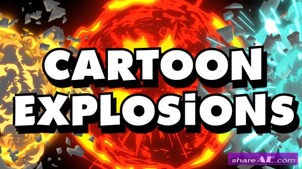 Videohive Cartoon Explosions