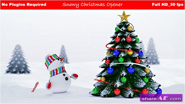 Videohive Snowy Christmas Opener