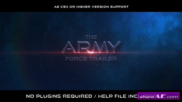 Videohive The Army Force Trailer