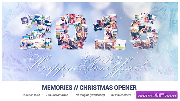 Videohive Memories // Christmas Opener