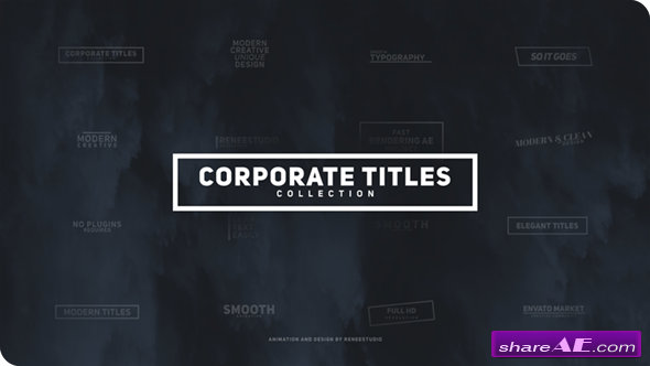 Videohive Corporate Titles Pack