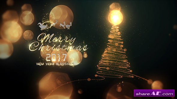 Videohive Christmas Particle Logo