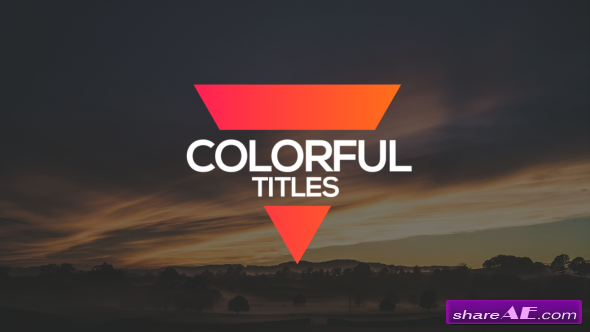 Videohive Colorful Titles