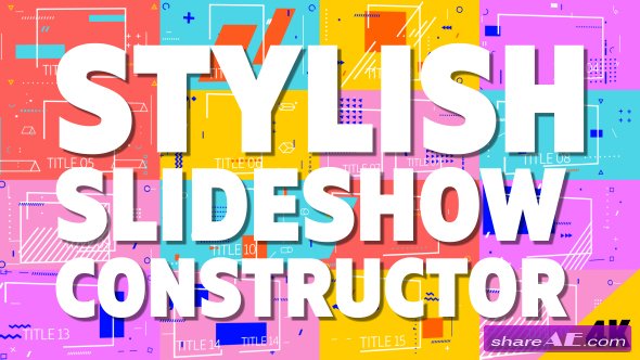 Videohive Stylish Slideshow Constructor