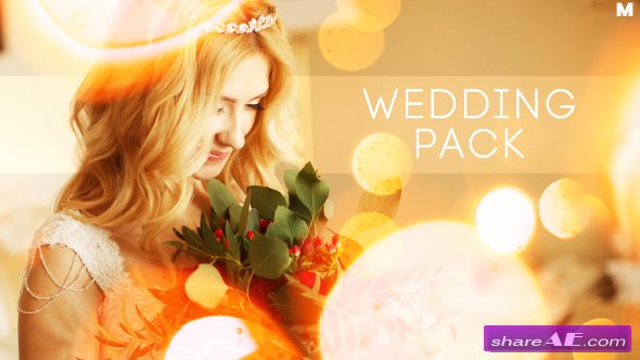 Videohive Wedding Titles Slideshow Light Leaks