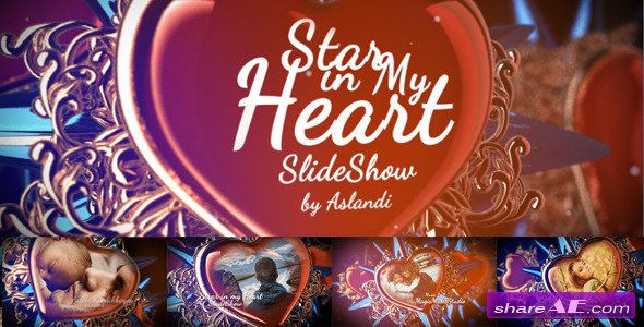 Videohive Valentine Day Star in My Heart SlideShow Photo Gallery