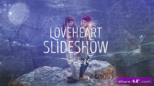 Videohive Loveheart Slideshow