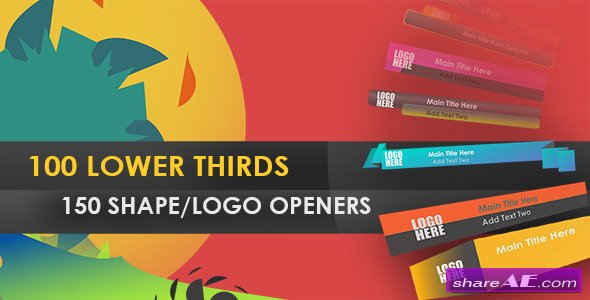 Videohive LowerThird Shape Opener