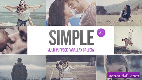 Videohive SIMPLE v.2 - Parallax Photo Gallery | 2.5k