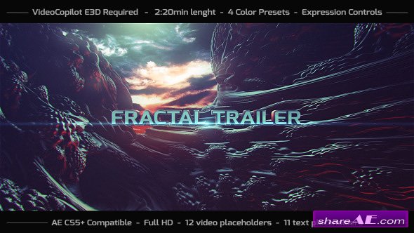 Videohive Fractal Trailer