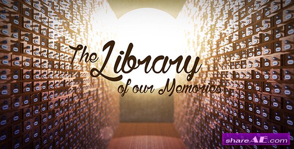 Videohive The Library of our Memories Slideshow