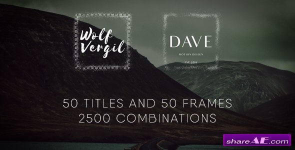 Videohive Title Pack