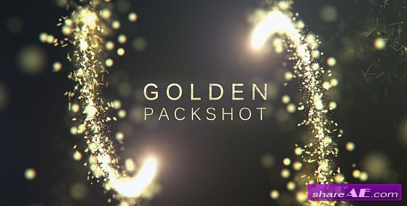 Videohive Golden Packshot